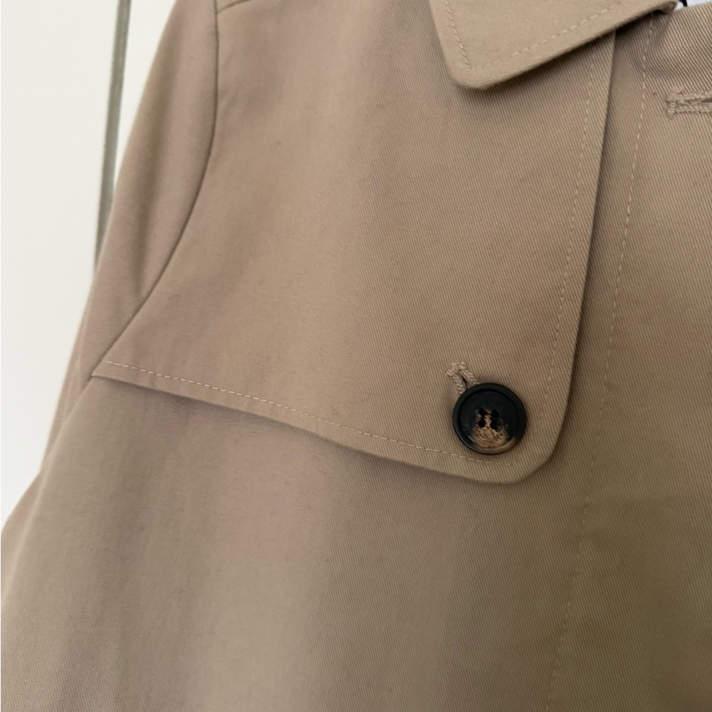Khaki Women's Short Trench Coat by Reserved - Picture 2 of 9